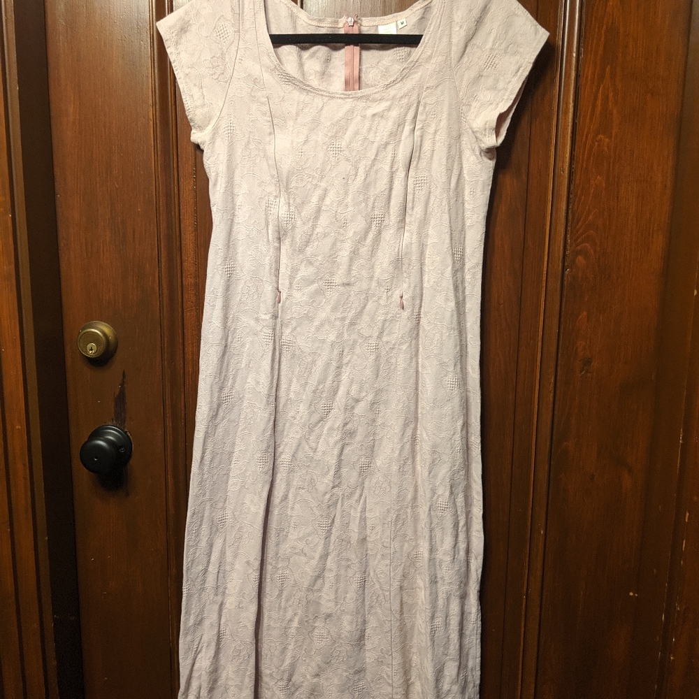 Light purple nursing breastfeeding dress